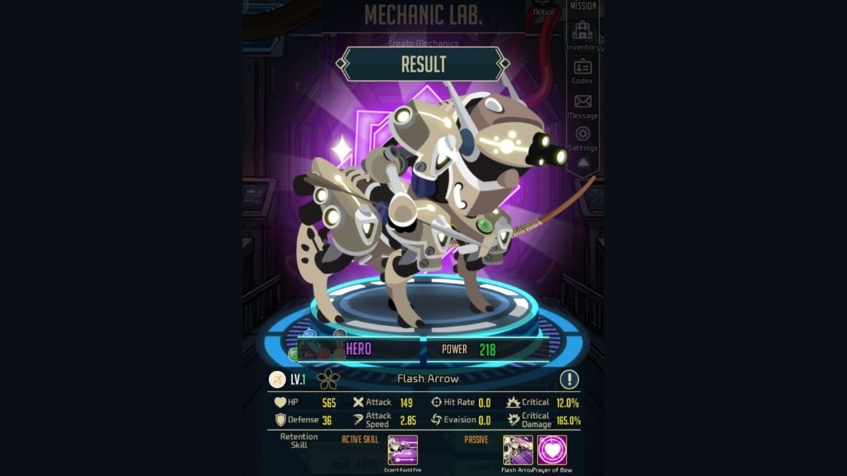 Flash Arrow in Mechanic War