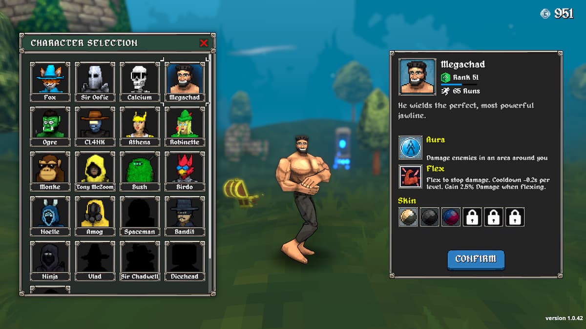 Megachad build to defeat Spooky Steve in Megabonk