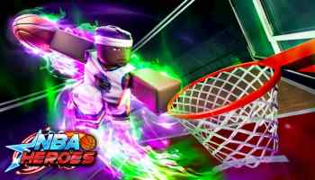 NBA Heroes promo art.