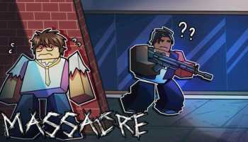 Roblox Massacre promo art.