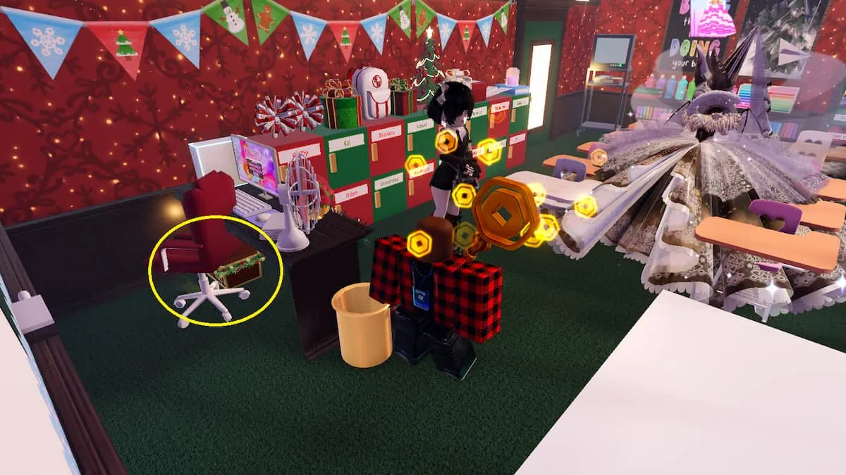 A chest location in Royale High