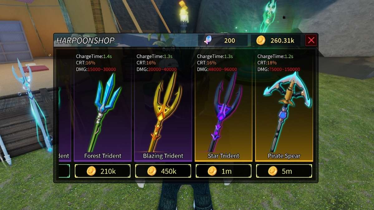 Best Harpoons in Spear Fishing Tier List