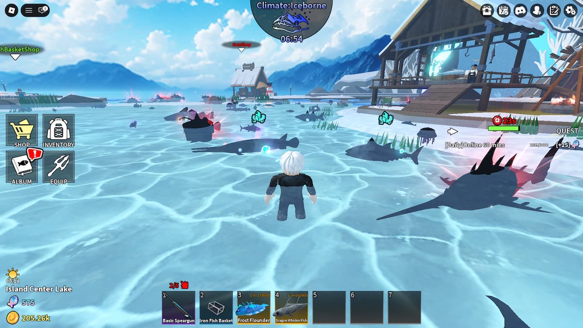 Spear Fishing Mutated Fish