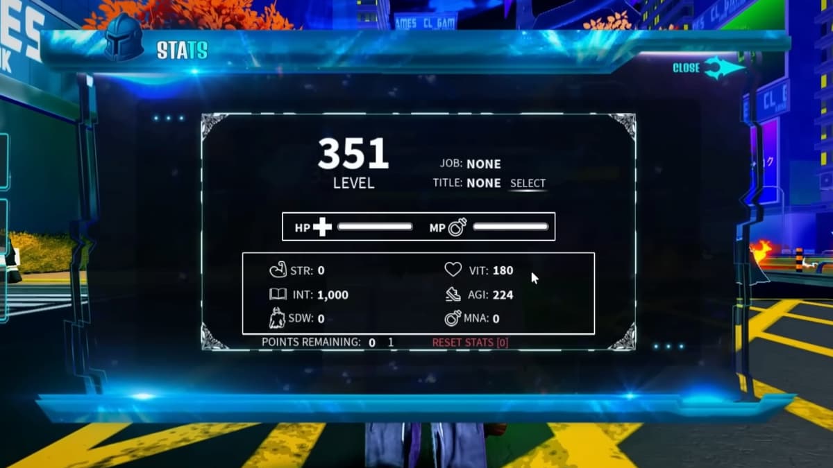Stats in Arise Ragnarok Crossover