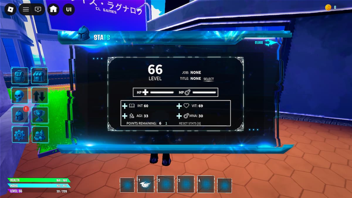 Stats in Arise Ragnarok