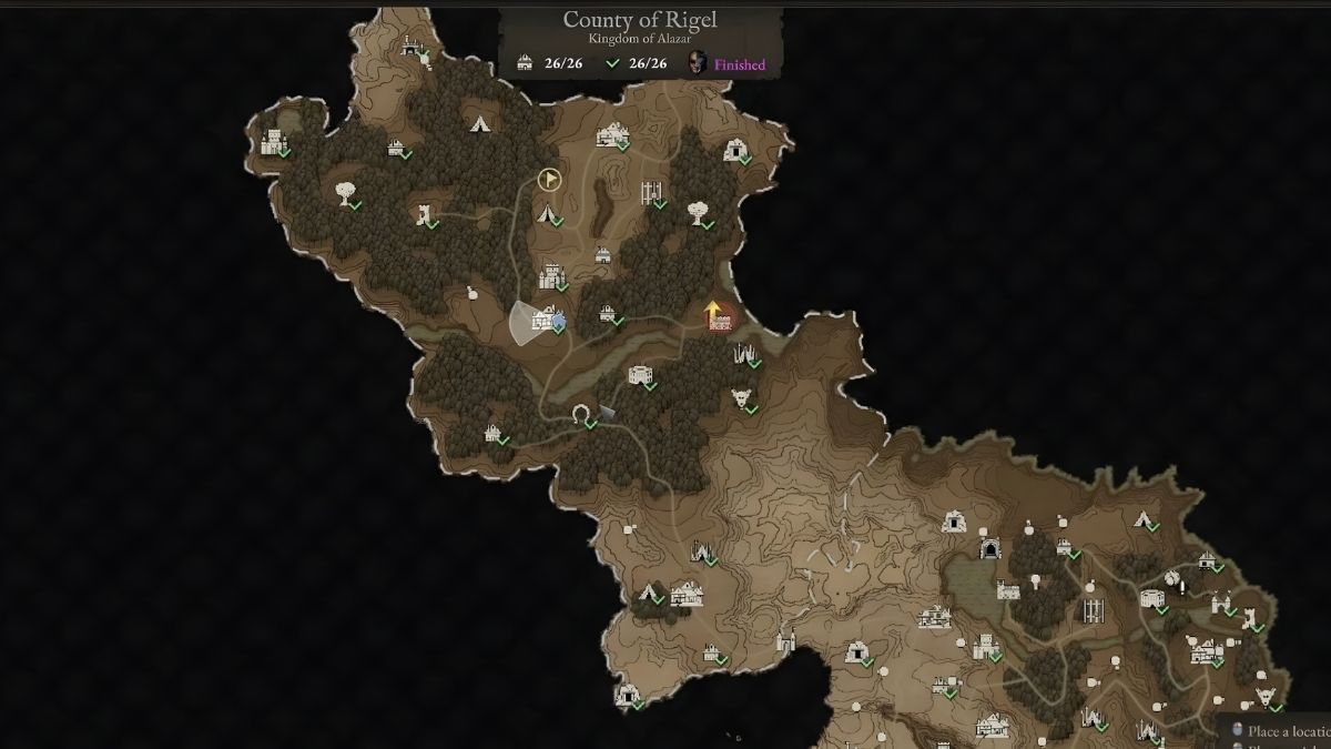 Complete Rigel County Map