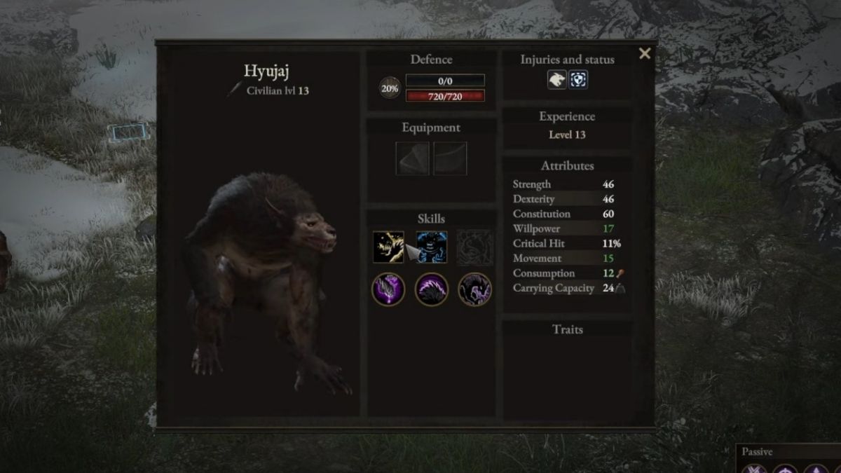 Hyperthropied Lycanthrope Werewolf in Wartales