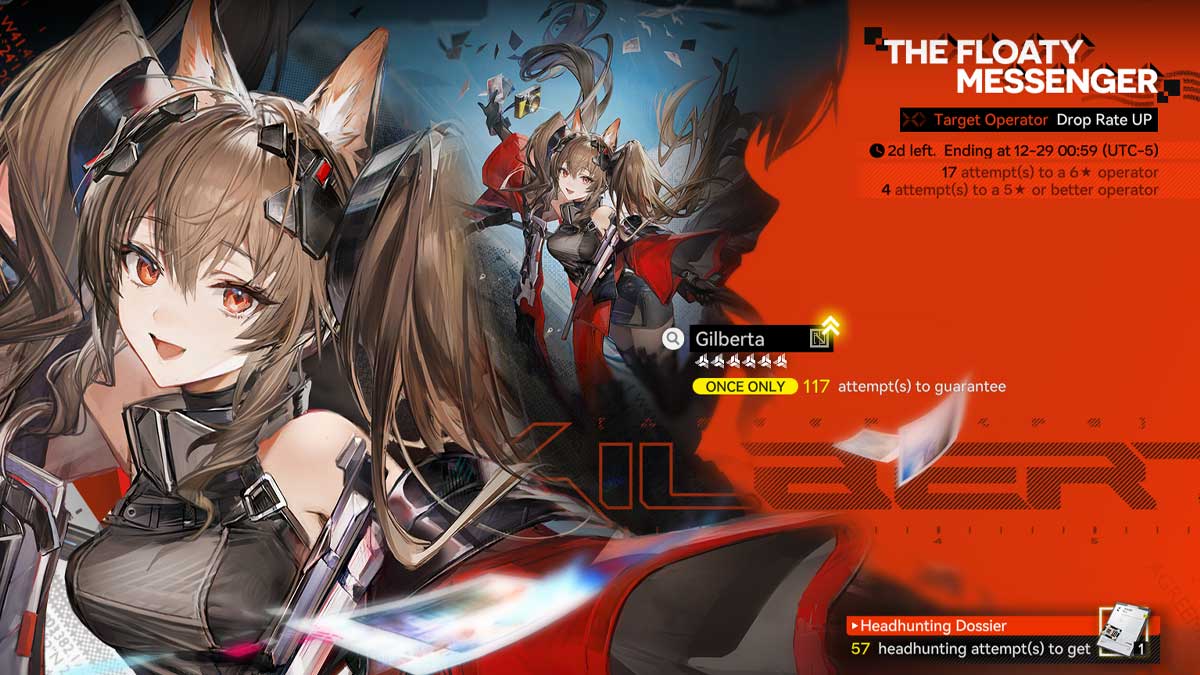 Gilberta banner in Endfield