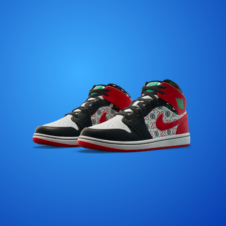 Air Jordan 1 Mid ‘Ugly Christmas Sweater’