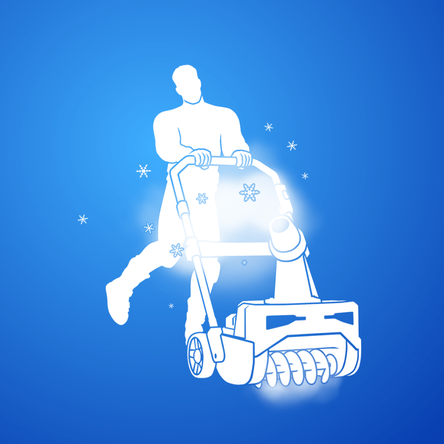 The Snowblower Emote