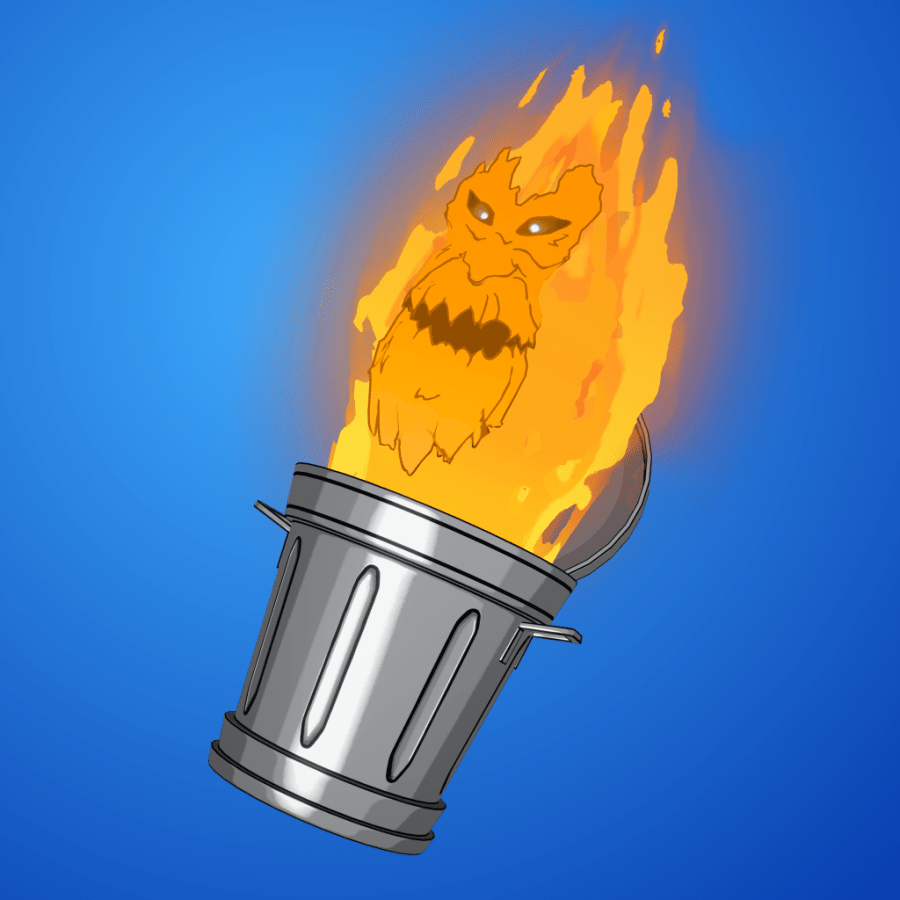 Talking Trashfire BackBling