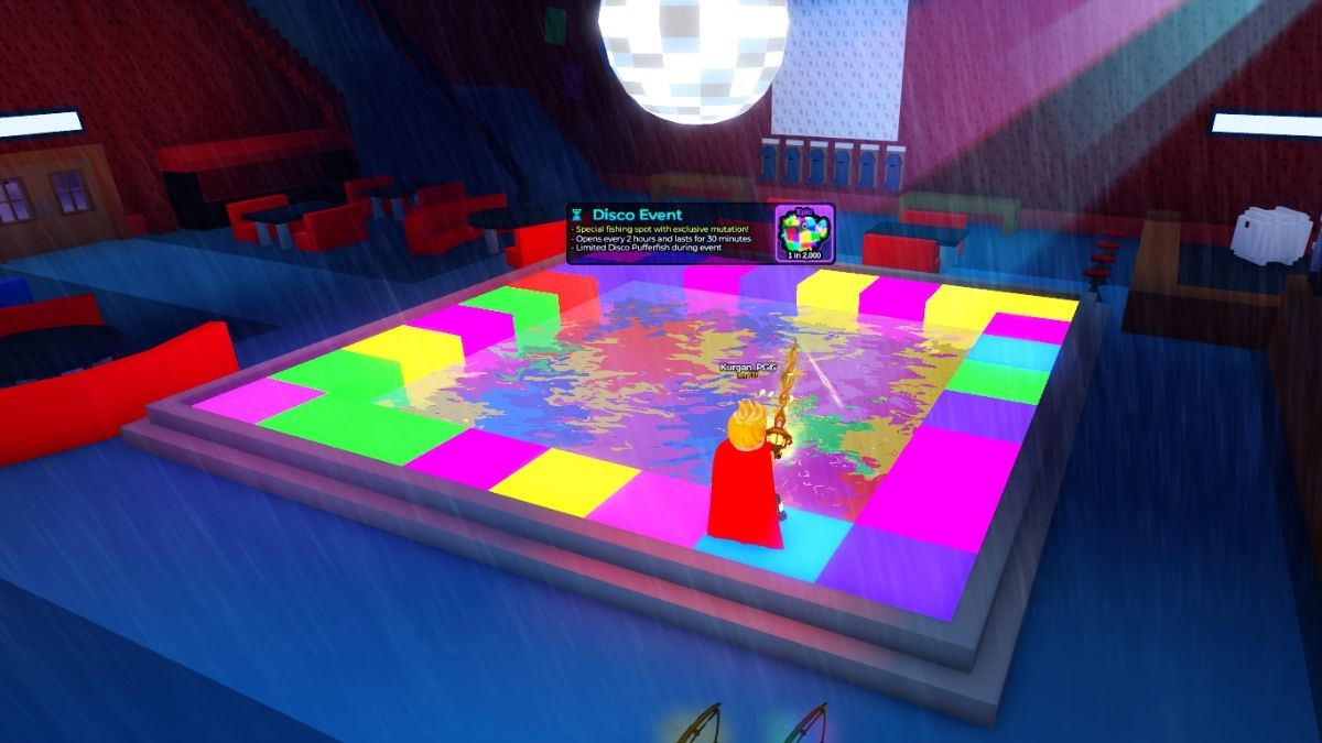 Disco Event in Fish It Iron Cafe