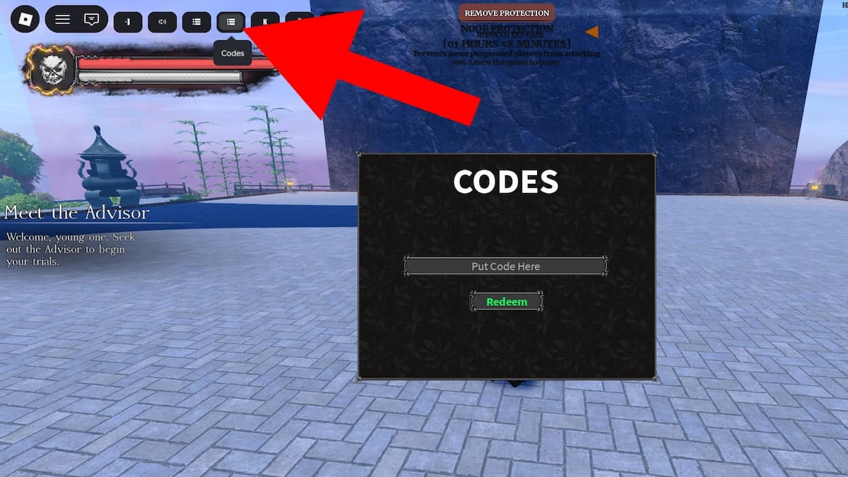 How to redeem NINJA codes.
