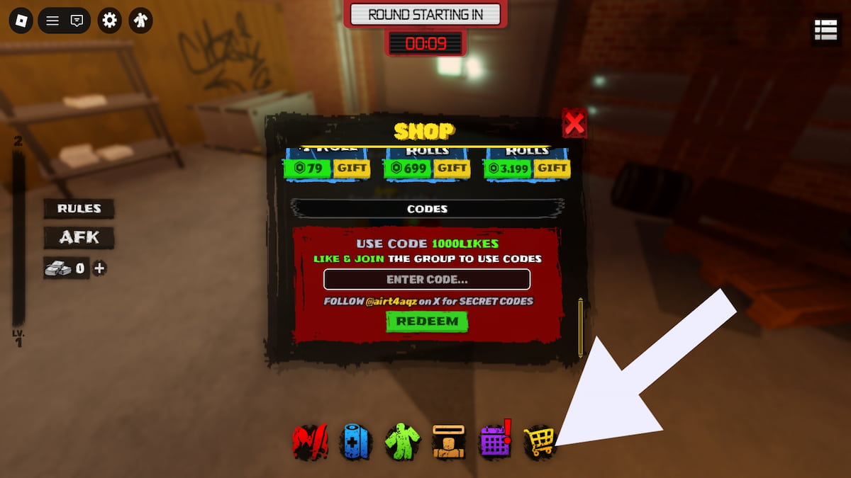 How to redeem Chasing codes.