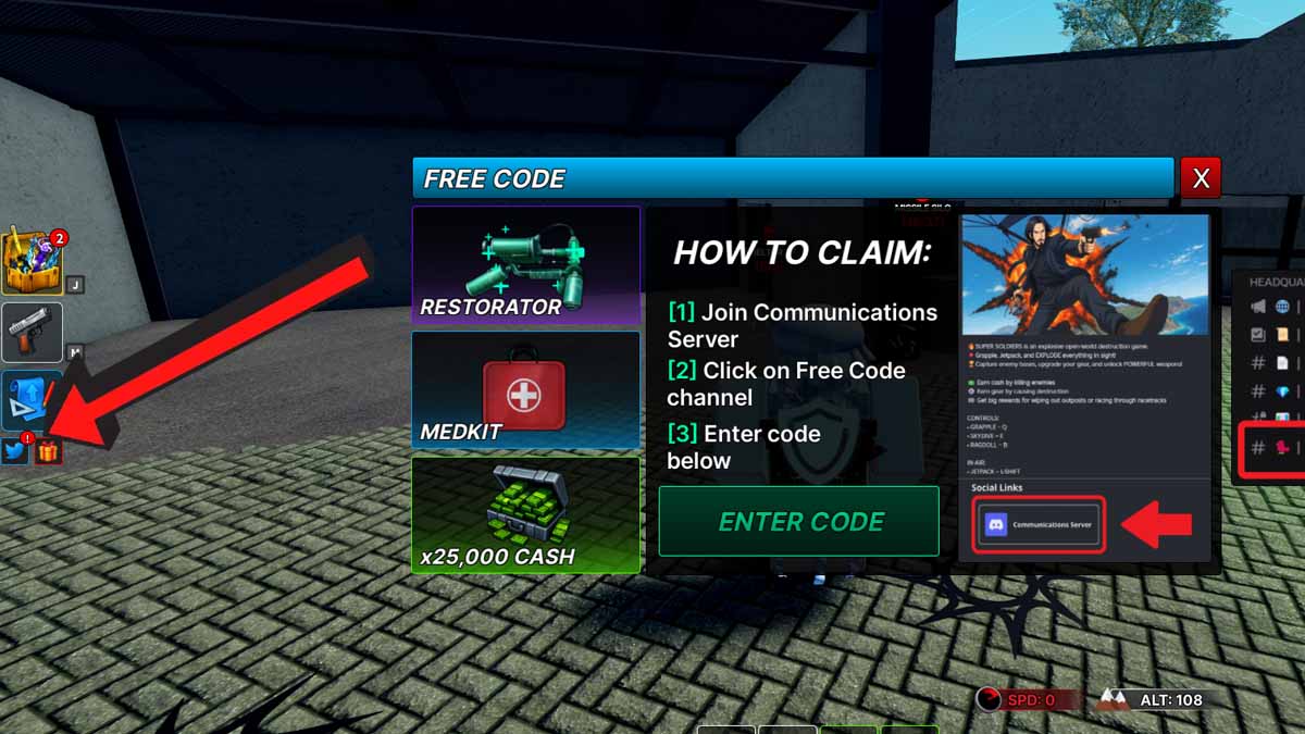 How to Redeem Super Soldiers Codes