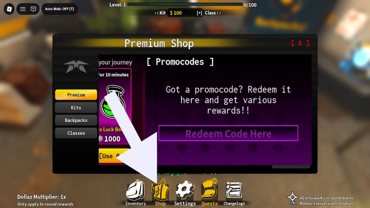 How to redeem Walk or Die codes.