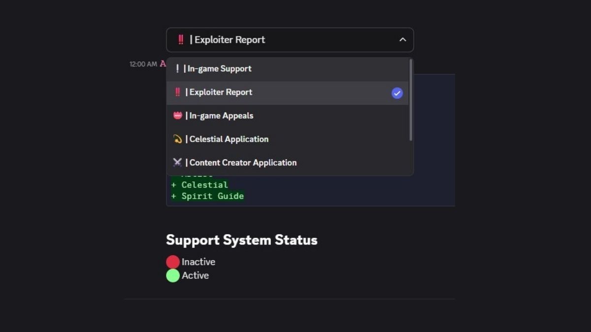 How to report an exploiter in the Forge