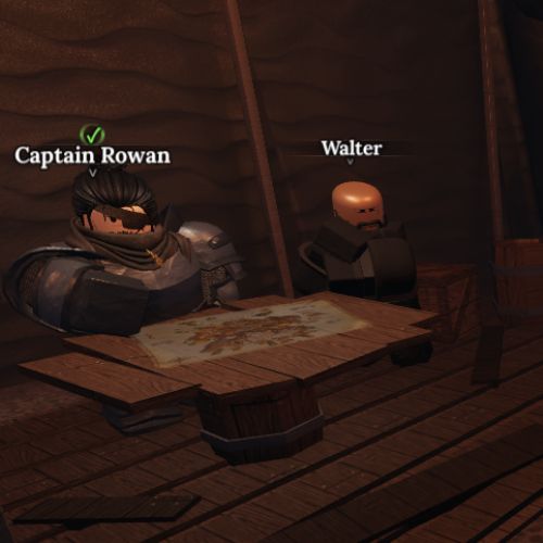 Captain Rowan location