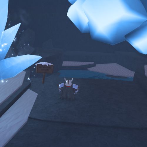 Point of No return sign in the Forge