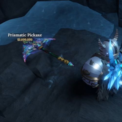How to get the prismatic Pickaxe in the Forge