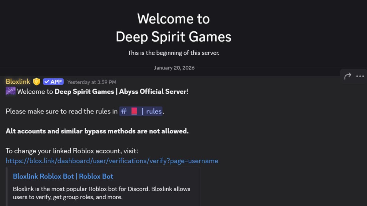 Abyss Discord