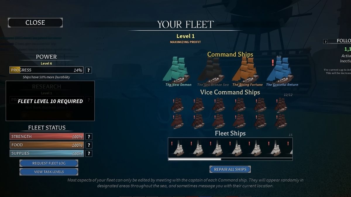 Fleet in Arcane Odyssey