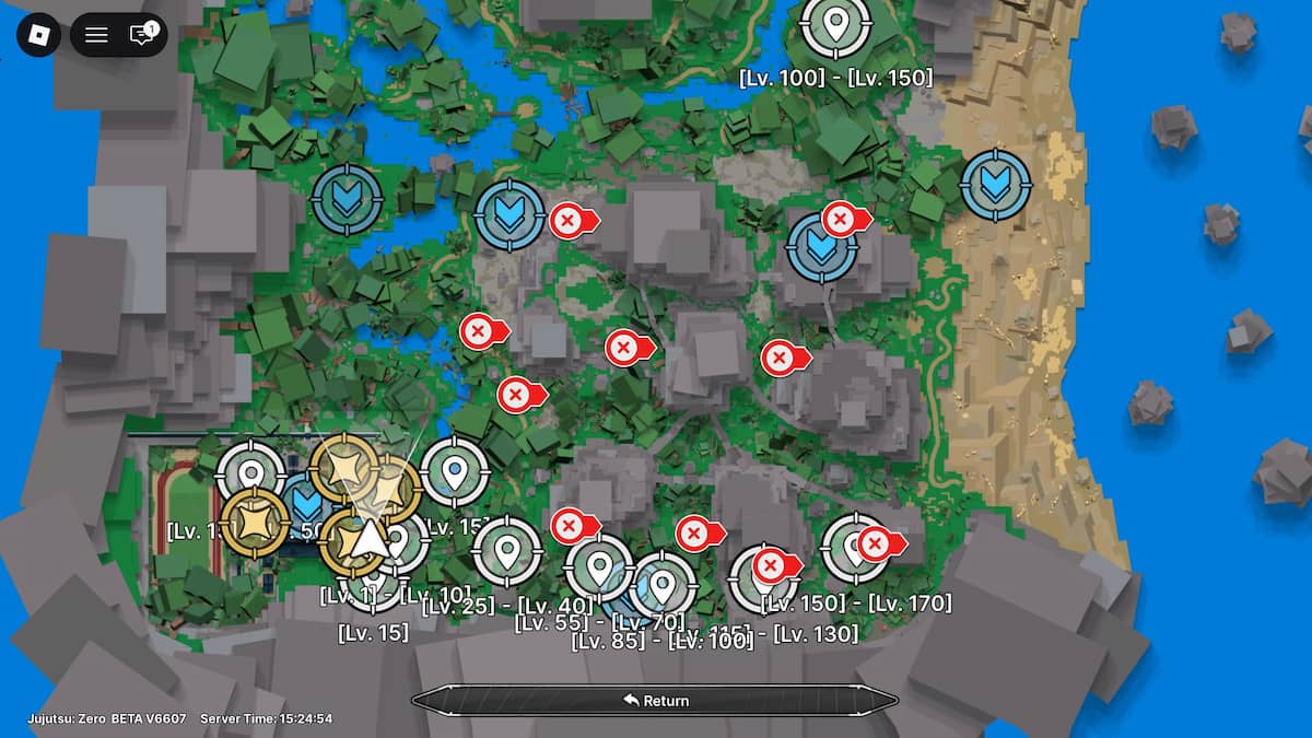 Blue Gates in Jujutsu Zero