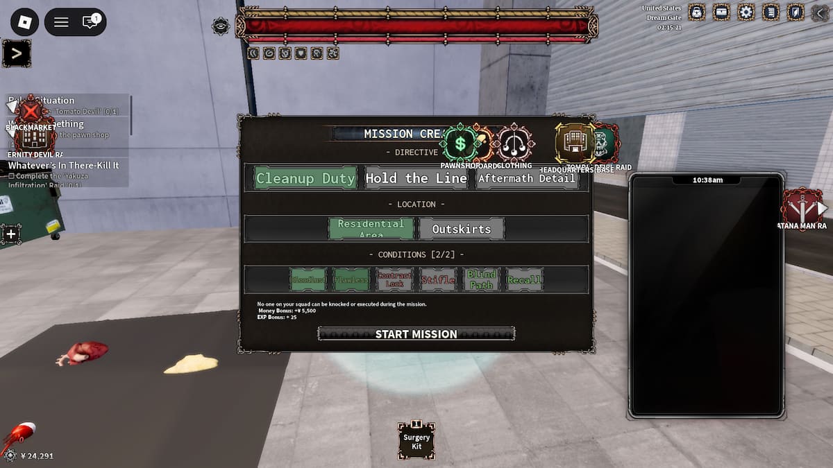 Cleanup Duty Mission in Devil Hunter