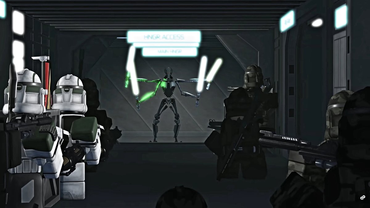 Clone Wars trailer screenshot.