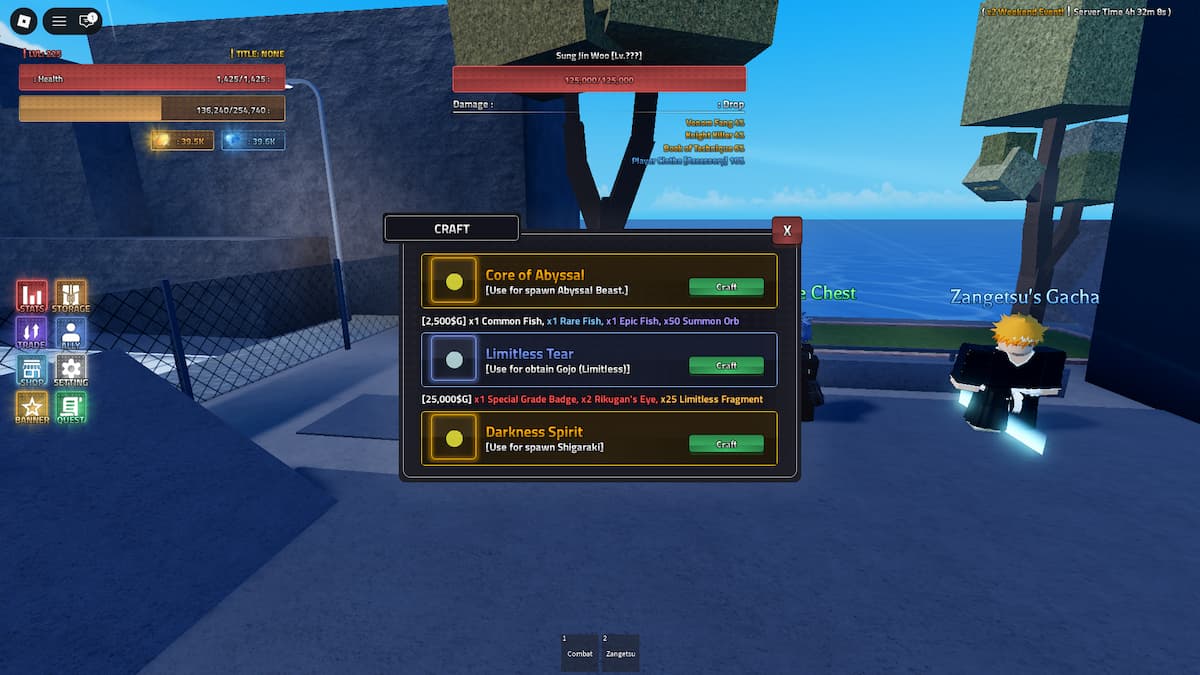 Craft Limitless Tear in Rogue Piece