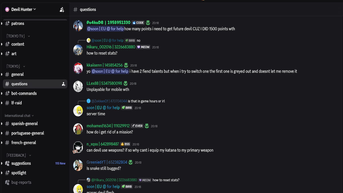 The Devil Hunter Discord