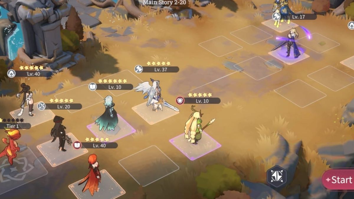 Formations in Dragon Traveler