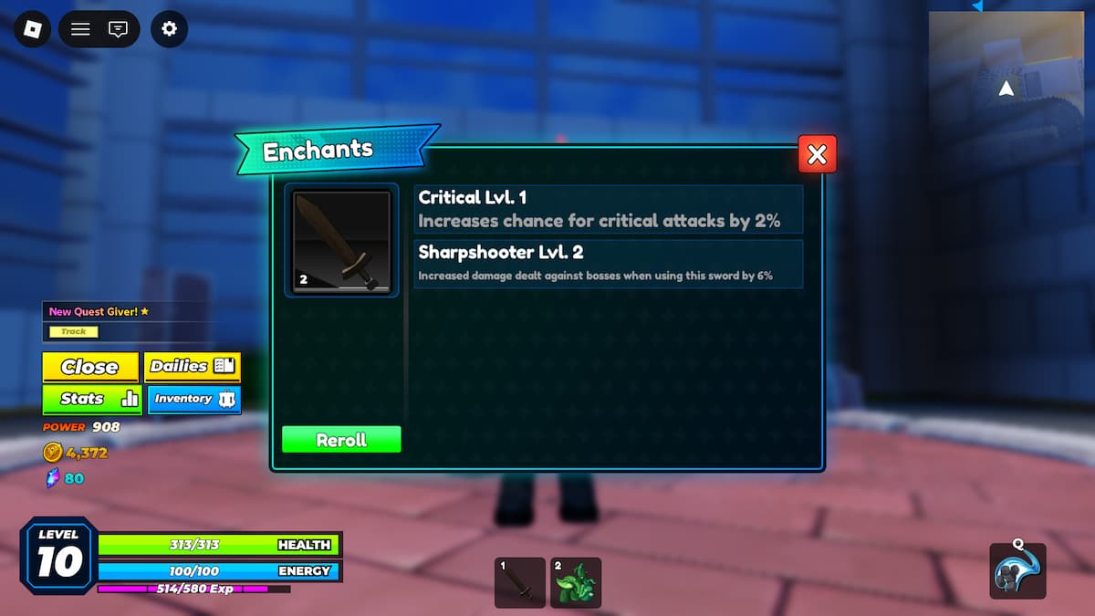 Enchants in Solo Hunters