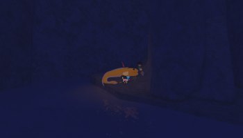 A player holding a Cusk Eel