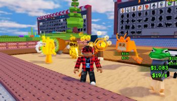 A player standing in front of his base