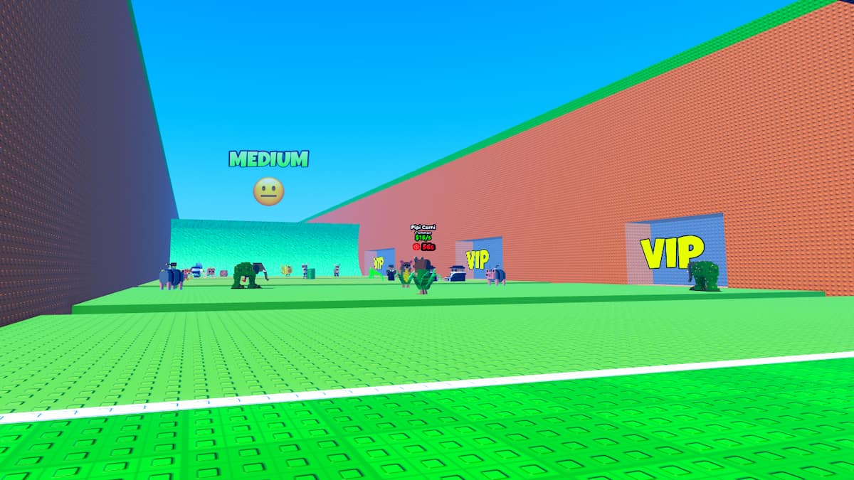 The Brainrots Spawn lobby in Escape Tsunami for Brainrots