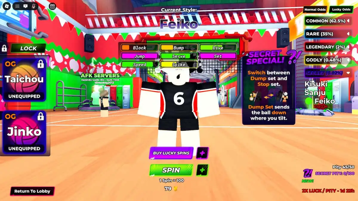 The Feiko Style in Volleyball Legends