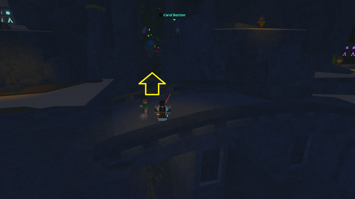 The Coral Bastion entry area