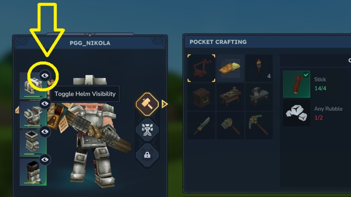 Hide Helmet in Hytale