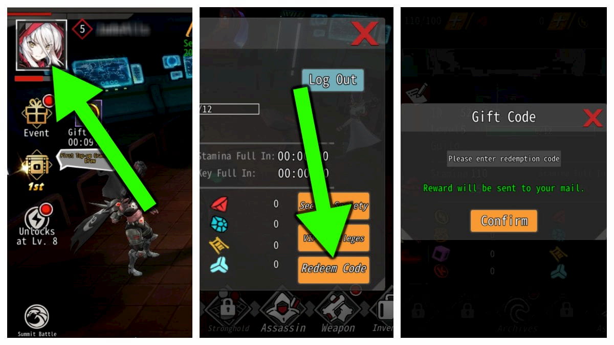 How to redeem Lunar Order codes.