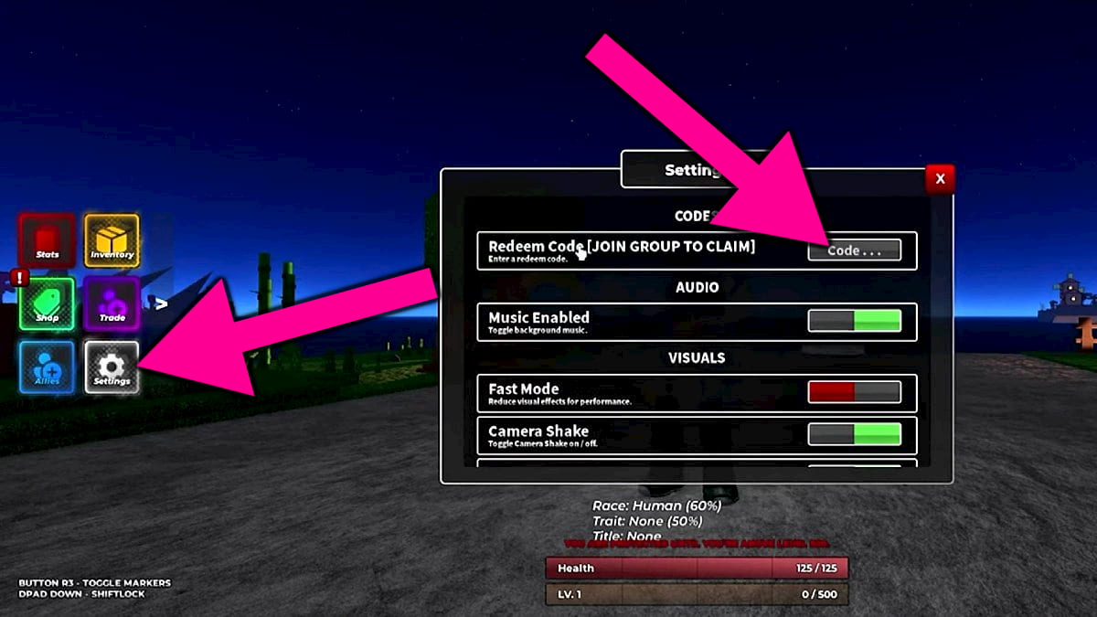 How to redeem Reign Piece codes.