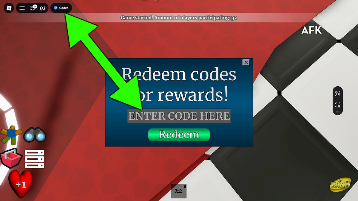How to redeem Roblox True or False codes.