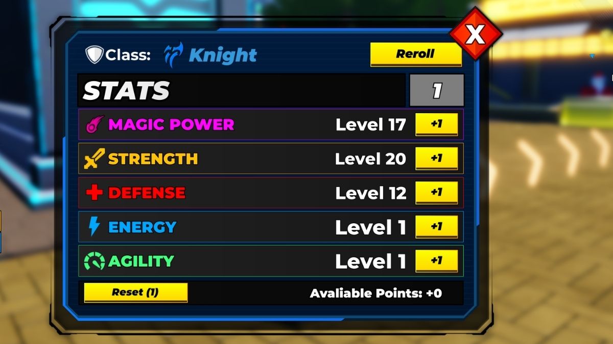 How to Reset Stats in Solo Hunters