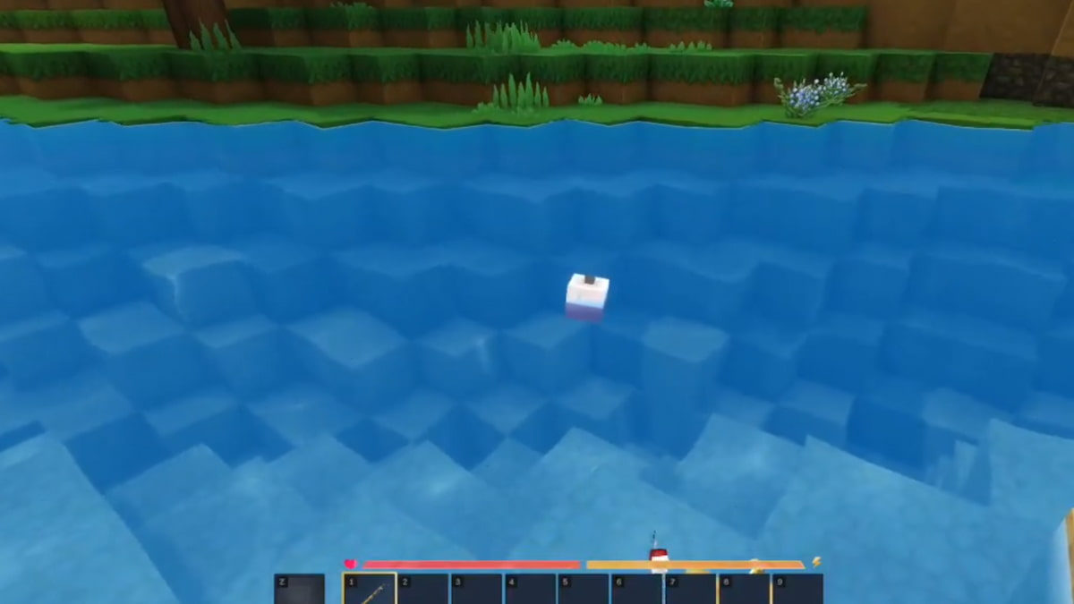 The Gone Fishing mod in Hytale
