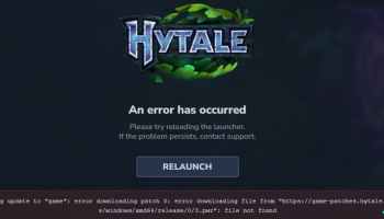 Hytale Update Error