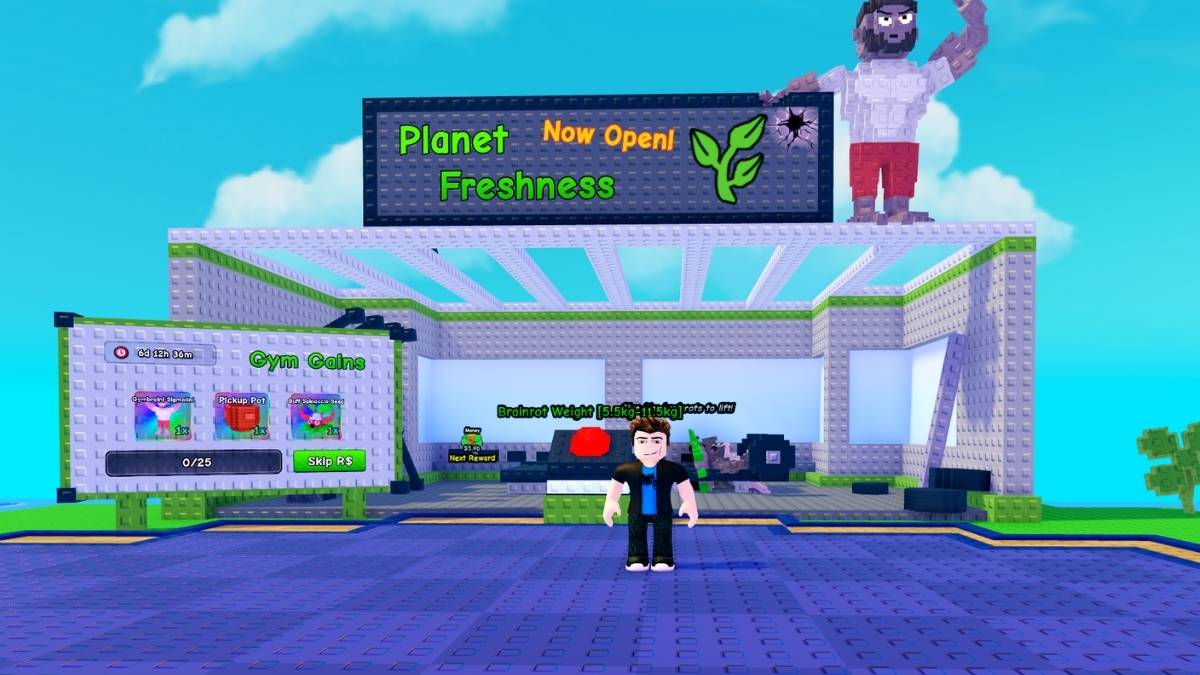 Planet Fitness in Plants Vs Brainrots