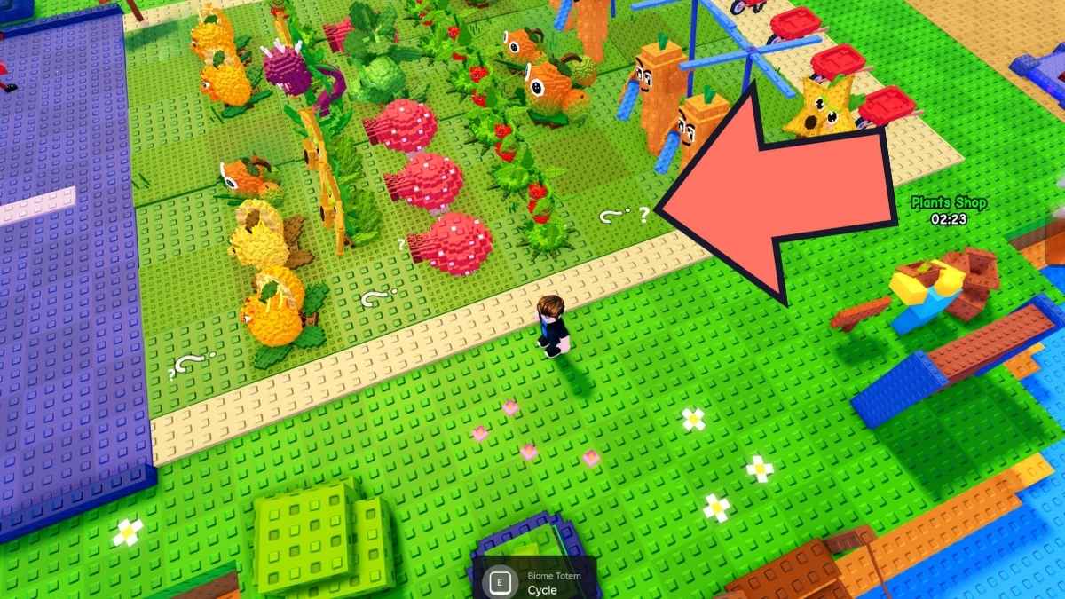 Clue tiles in Garden