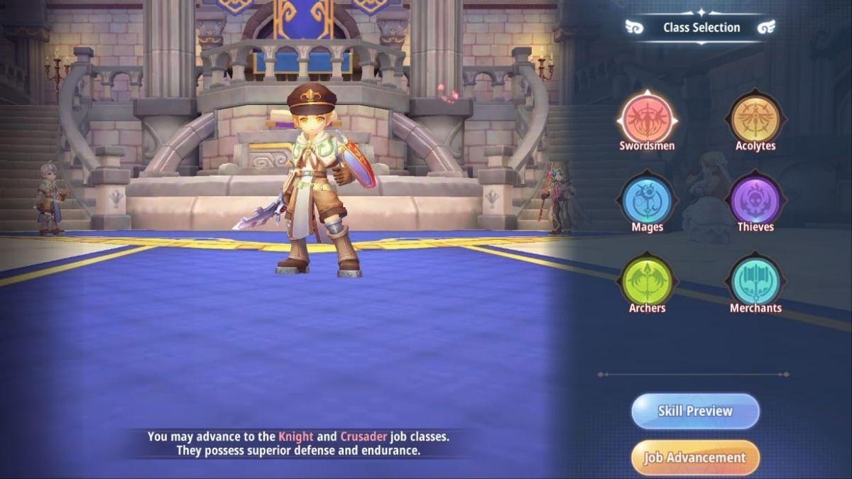 Classes in Ragnarok X Next Generation