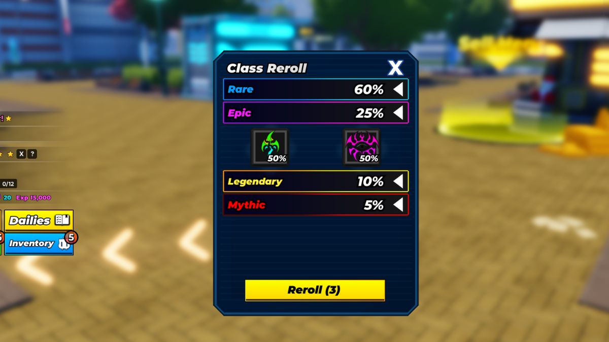 Classes in Solo Hunters