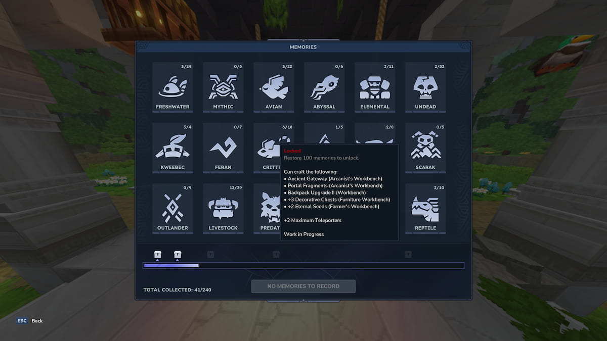 Unlock Backpack Upgrade II in Hytale